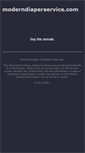 Mobile Screenshot of moderndiaperservice.com